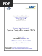 System Design Document - Sample | PDF | Databases | Computer File