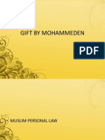 Gift Mohammeden Law