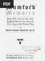 Download Mumford Memoirs- Being a Story of the New England Mumfords From the Year 1655 to the Present Time by dbryant0101 SN12993058 doc pdf