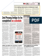 Thesun 2009-03-04 Page04 2nd Penang Bridge To Be Completed On Schedule
