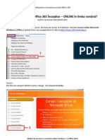 Ghid de Accesare A Cursului Online Office 365