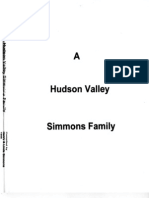 A Hudson Valley Simmons Family Part 1