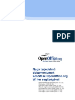 Nagy Terjedelmu Dokumentumok Keszitese OpenOffice Org Writer Segitsegevel