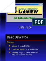 Intro LabVIEW 2 Data - Type