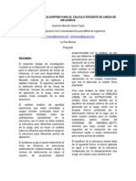 Desarrollo de Un Algoritmo para El Cálculo Eficiente de Lineas de Influencia