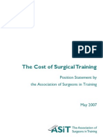 ASiT Cost of Surgical Training Final