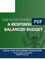 Fy 14 Budget Blueprint