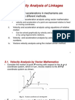 Velocity Analysis of Linkages