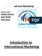 International Marketing: Aamir Khan Shekhar Sharma Kadir Shaikh Idrisi Ajmal