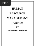 Human Resource Management (In Java)