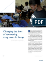 Changing The Lives of Recovering Drug Users in Kenya