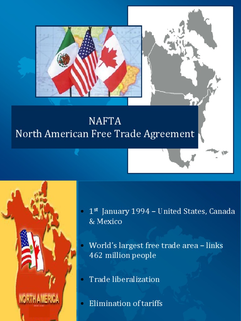 For North America Free Trade Agreement PDF North American Free