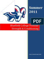 Bluefield College Football Strength Program