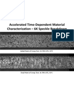 Initial Point of Creep Test. at 70% UTS, 25°C