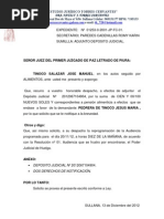 Carta Modelo de Solicitud de Minuta de Levantamiento de 