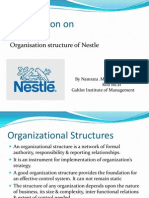 Nestle Organizational Structure