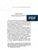 Sobre El Orden de Los Dialogos PDF