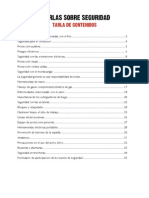 Charlas sobre seguridad en el trabajo