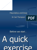 Heuristics and Bias