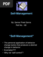 Self management