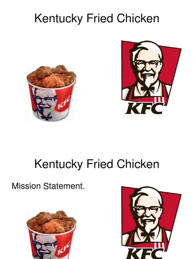 kentucky fried chicken mission statement