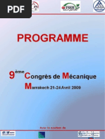 Programme M Canique'09 PDF