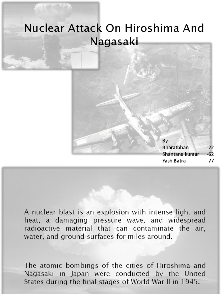 Nuclear Attack On Hiroshima and Nagasaki | PDF | Atomic Bombings Of ...