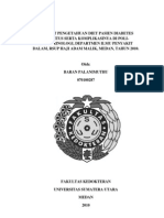 Tingkat Pengetahuan Diet Pasien DM Serta Komplikasinya