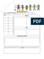 Early Morning Board Work Template - Interactive Attendance Based on a Question