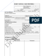 Veterinary Clinical Case Proforma1