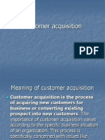 Customer Acquisition