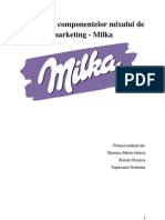 Analiza Componentelor Mixului de Marketing Milka