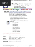 Infiltec-DM4-Dual Digital Micro Manometers PDF