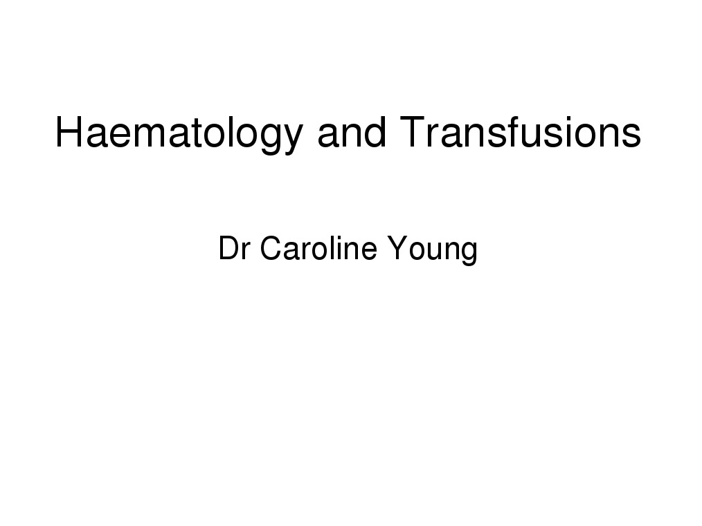 Comprehensive Guide to Haematology | PDF | Anemia | Coagulation