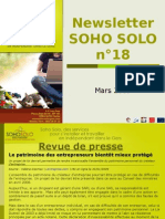 Newsletter Soho Solo n18 Mars09