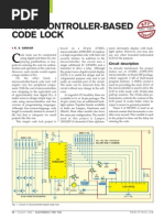 8051 Code Lock