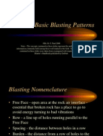 Basic Blasting PatternsBasic Blasting Patters