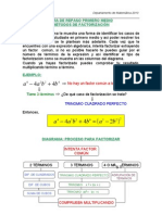 Factórame: Guía para factorizar expresiones algebraicas