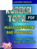 Koreksi Total Masalah Politik Ulama Besar Arab Saudi