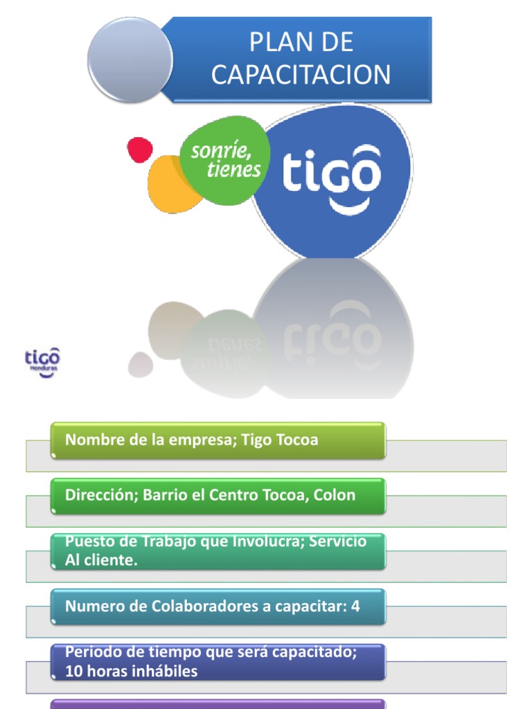 Capacitación en Servicio al Cliente Tigo Tocoa | PDF | Servicio al ...