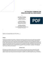 Articol Activated Carbon for Precious Metals Recovery