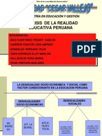 Analisis de La Realidad Educativa Peruana 2