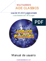 Manual Multijuegos Arcade Classics