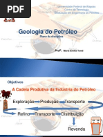 Geologia do Petróleo A - apresentação do plano de curso