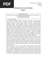 contoh spesifikasi teknis jasa konsultansi KAK Pembangunan Drainase