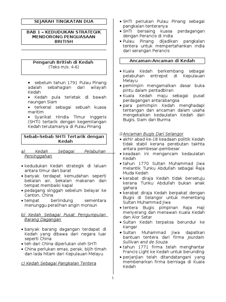 Sejarah Nota Bab 1 Pdf