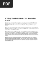 4 Tahap Mendidik Anak Cara Rasulullah S