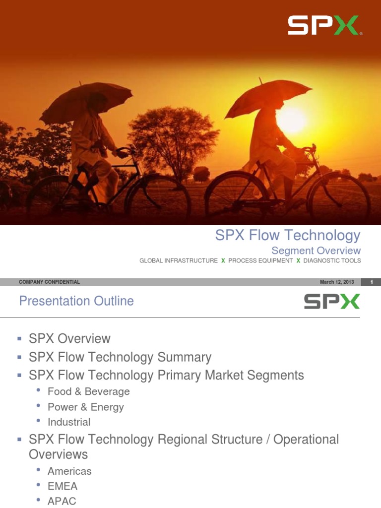 SPX Flow Technology Overview | PDF | Clothes Dryer | Pump