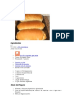 Pão caseiro receitas