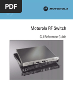 Motorola RFS Series Wireless LAN Switches WiNG CLI Reference Guide (Part No. 72E-117719-01 Rev. A) - 11771901a